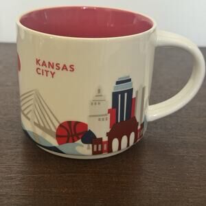 Starbucks Kansas City Coffee Mug Cup 14 0z You Are Here Collection 2015 BBQ